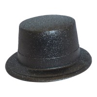 Шляпа Цилиндр блестящая (черный)