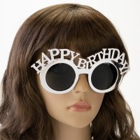 Очки HAPPY BIRTHDAY (серебряные)