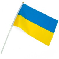 Флаг Украины 15х10 см на присоске