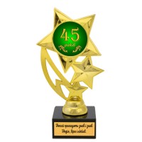 Статуэтка 574184 Юбилейная 45 років Звездный полет