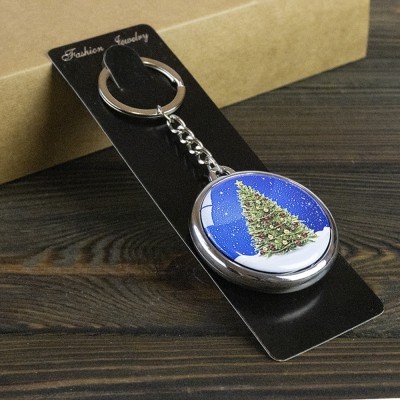 Брелок 6851 объемный Новогодняя ель Брелок 6851 объемный Новогодняя ель