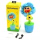 Портативная блютуз колонка Dancing Flower G26 голубая