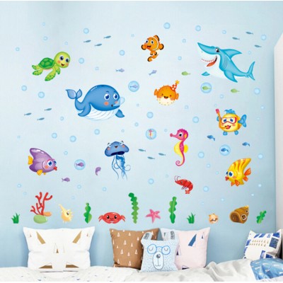 Интерьерная наклейка Детская Подводный мир XL7206 70х50см Интерьерная наклейка Детская Подводный мир XL7206 70х50см