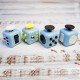Кубик антистресс Fidget Cube (голубой c черным)