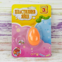 Антистресс Жвачка для рук Хэндгам Яйцо на блистере 15г (оранжевый)