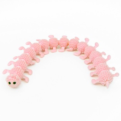 Антистресс игрушка Сороконожка (розовая)