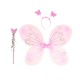 Набор Бабочки Карнавальный 50х38см (розовый)