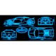 Чашка хамелеон 66052 ЧРЖ Bugatti neon (черная)