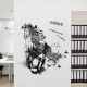 Интерьерная наклейка Черная Лошадь XL8346 90х60см