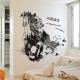 Интерьерная наклейка Черная Лошадь XL8346 90х60см