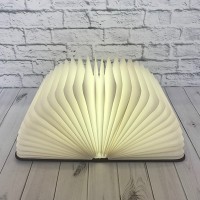 Светильник Книга 3Д (темное дерево)