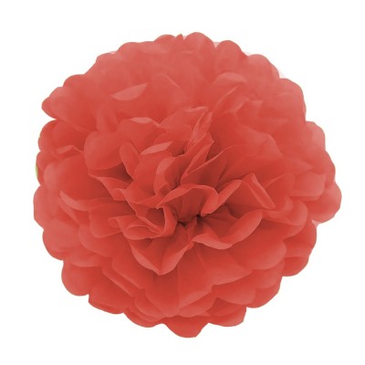 Декор бумажные Помпоны 35см (красный 0007) Декор бумажные Помпоны 35см (красный 0007)