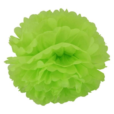 Декор бумажные Помпоны 40см (салатовый 0013) Декор бумажные Помпоны 40см (салатовый 0013)