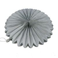 Веерный круг (тишью) 25см (серый 0025)