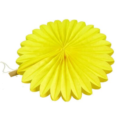 Веерный круг (тишью) 20см (желтый 0019) Веерный круг (тишью) 20см (желтый 0019)