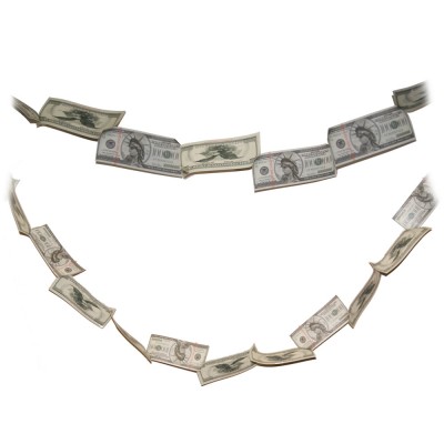 Денежная гирлянда Доллары Денежная гирлянда Доллары