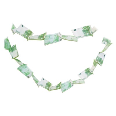 Денежная гирлянда Евро Денежная гирлянда Евро
