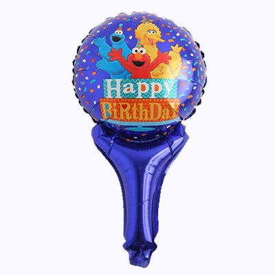 Шарик с надувной ручкой Happy Birthday (мапет) Шарик с надувной ручкой Happy Birthday (мапет)