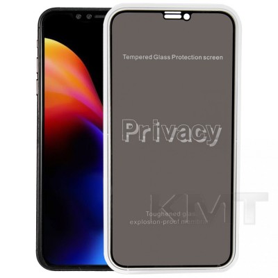 Защитное стекло iPhone 14 Pro Privacy 3D Чёрное