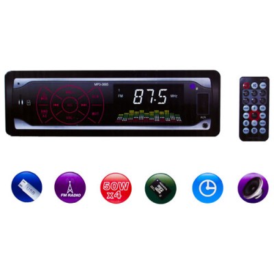 Автомагнитола MP3-3885 ISO 1DIN сенсор