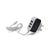 Сетевое зарядное устройство USB 8600 MICRO v8 3usb (адаптер)