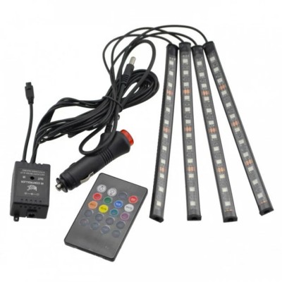 Универсальная RGB led подсветка с микрофоном HR-01678