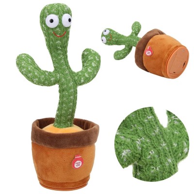 Танцующий кактус поющий Dancing Cactus (120 песен с подсветкой)