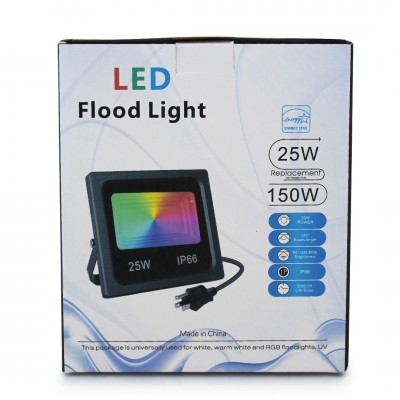 Прожектор SMART LED (bluetooth с приложением) 25Вт