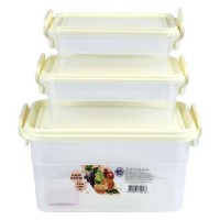 Контейнери харчові з ручками 3пр/наб 0.55/0.95/2.0л 19*13*10/15*10*6.5/13*10*5см