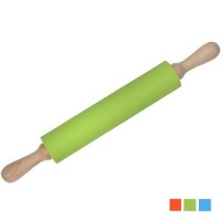 Скалка силикон 43*5.5см (длина без ручек 25см)