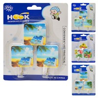 Крючки самоклеющиеся 3шт/наб 5*4см