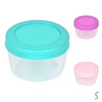 Контейнеры пищевые с резьбой "Винтаж" 3шт/наб 150мл Контейнеры пищевые с резьбой "Винтаж" 3шт/наб 150мл