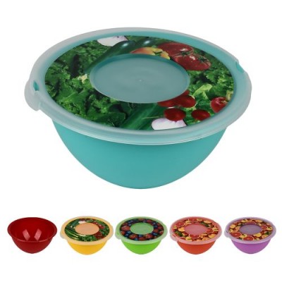 Миска-салатница с крышкой "Bon Appetit" 2.0л 22*22*10см