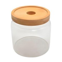 Банка с бамбуковой крышкой "Coin" 750мл 10*10см	