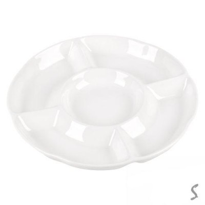 Менажница фарфор 21*21*2см