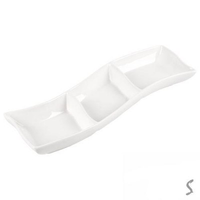 Менажница фарфор "Simply" 12"(30.5*8.5см)