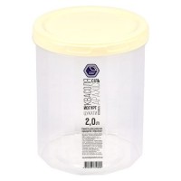 Контейнер пищевой для сыпучих продуктов с резьбой 2.0л d14*16.5см