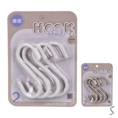 Крючки для рейлинга 4*10см 4шт/наб