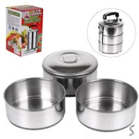 Контейнер пищевой SS 3шт/наб 700мл