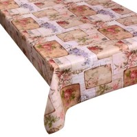 Клеенка ПВХ с тиснением на ткан.основе Home 1.37*20м
