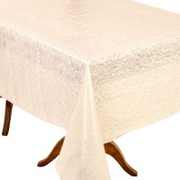 Скатертьт ПВХ LACE бежевая 1.37*1.20м
