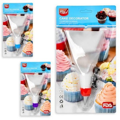 Мешок кондитерский с насадками 2пр/наб 15*26см