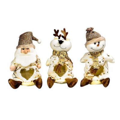 Новогодний мешок для подарков "Santa&Co" 12*22см