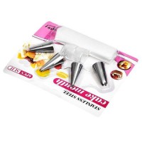 Мешок кондитерский с насадками 6пр/наб 16*12см