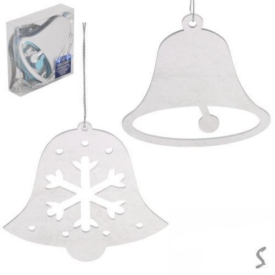 Елочные игрушки "Bell" 10см 12шт/наб