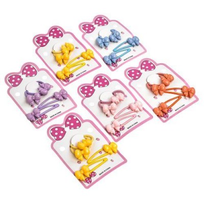 Аксессуары для волос 4шт/наб (2резинки, 2заколки)