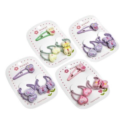 Аксессуары для волос 5пр/наб (4резинки, 1заколка)