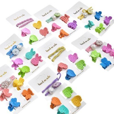 Аксессуары для волос 5шт/наб (1резинка, 4крабика)