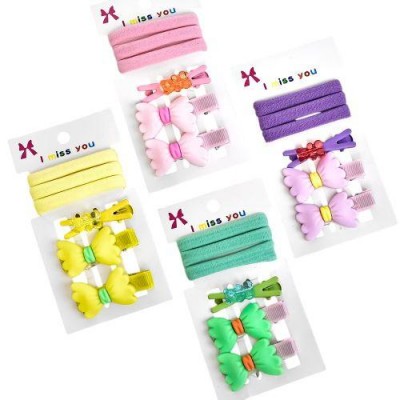 Аксессуары для волос 6шт/наб (3резинки, 3заколки)