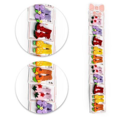 Заколки для волос 20шт/наб (10наб по 2шт)